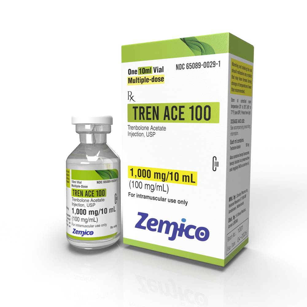 Zemico Tren Ace 1000 mg 10 ml vial